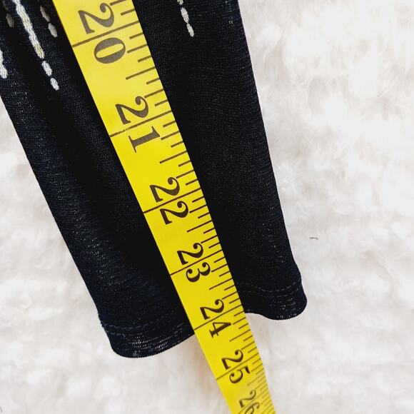 Blouse Size L Ombre Blue Lined Indie Liz Clairborne Retro Luxe Artsy Teacher Y2K - Picture 8 of 16